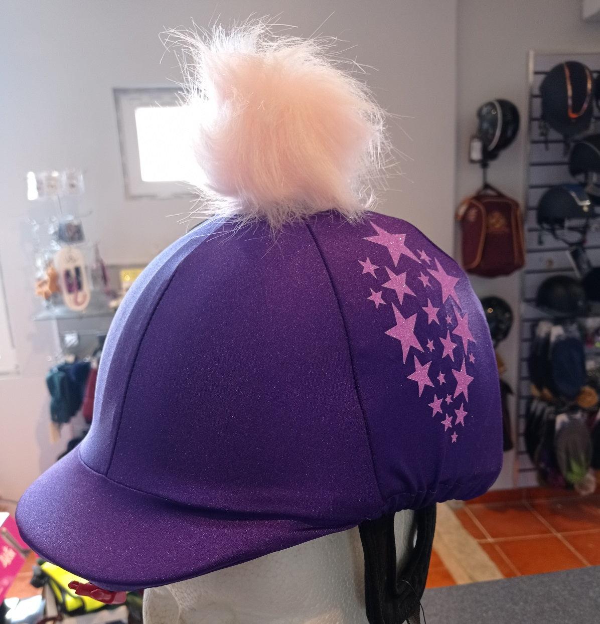 Capz Pocket Toque Cascade d'étoiles Violet - SHOPHORSE